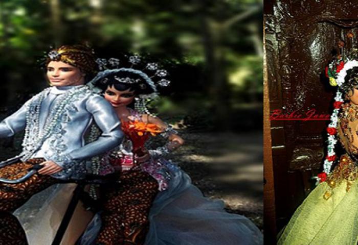 Pria Ini Kreatif Buat Boneka Barbie Khas Jawa